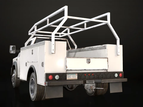 Medium Duty VX400S - Service Truck 3D Model