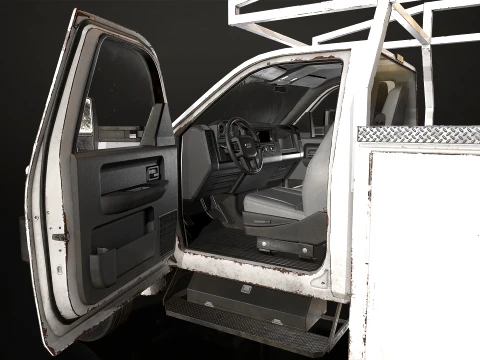 Medium Duty VX400S - Service Truck 3D Model