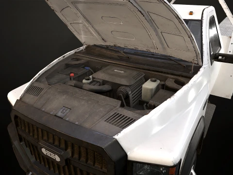 Medium Duty VX400S - Service Truck 3D Model
