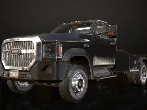 Medium Duty Truck VX400S - Hauler 3D Model