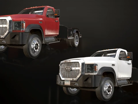 Medium Duty Truck VX400S - Hauler 3D Model