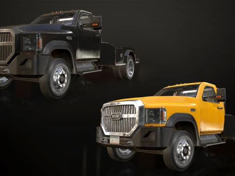 Medium Duty Truck VX400S - Hauler 3D Model