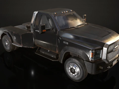 Medium Duty Truck VX400S - Hauler 3D Model