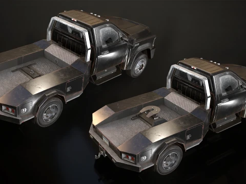 Medium Duty Truck VX400S - Hauler 3D Model
