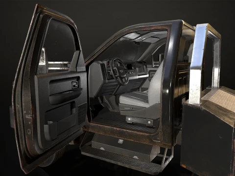 Medium Duty Truck VX400S - Hauler 3D Model