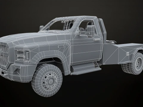 Medium Duty Truck VX400S - Hauler 3D Model