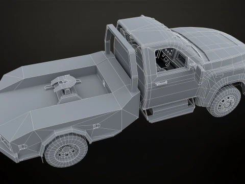 Medium Duty Truck VX400S - Hauler 3D Model