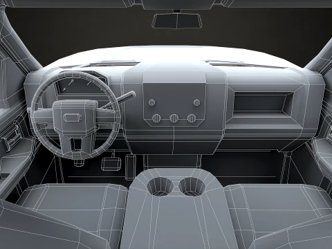 Medium Duty Truck VX400S - Hauler 3D Model
