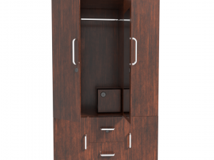 wooden wardrobe Modèle 3D