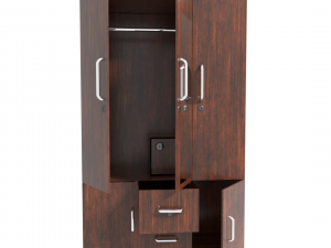 wooden wardrobe Modèle 3D