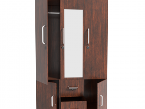 wooden wardrobe Modèle 3D