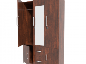 wooden wardrobe Modèle 3D