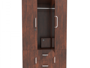 wooden wardrobe Modèle 3D