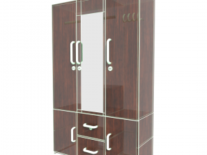 wooden wardrobe Modèle 3D