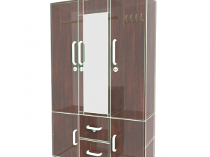 wooden wardrobe Modèle 3D