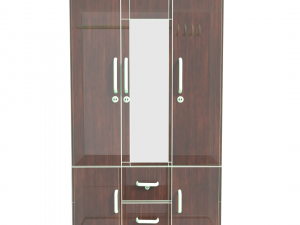 wooden wardrobe Modèle 3D