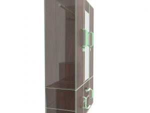 wooden wardrobe Modèle 3D