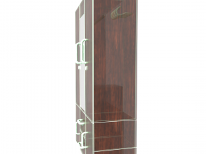 wooden wardrobe Modèle 3D