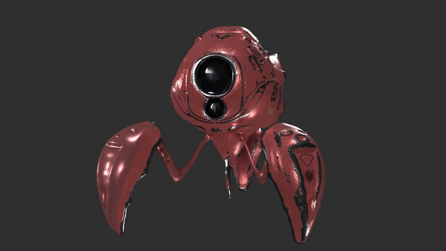 robo spider sci-fi 3D Model .c4d .max .obj .3ds .fbx .stl .blend 