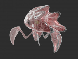 robo spider sci-fi Modèle 3D