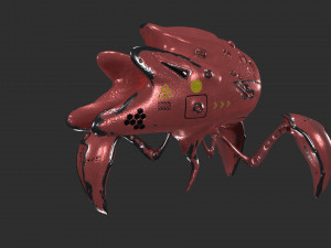 robo spider sci-fi Modèle 3D