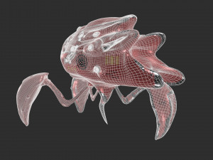 robo spider sci-fi Modèle 3D