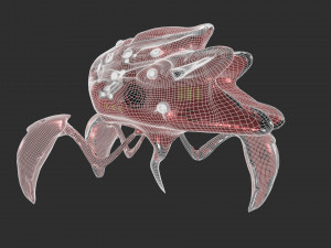 robo spider sci-fi Modèle 3D