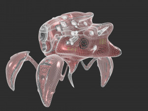 robo spider sci-fi Modèle 3D