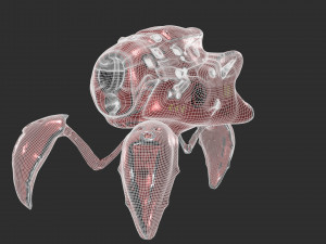 robo spider sci-fi Modèle 3D