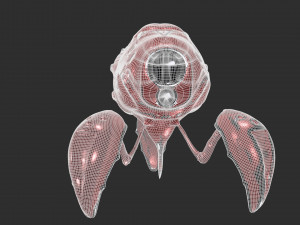 robo spider sci-fi Modèle 3D