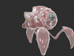 robo spider sci-fi Modèle 3D