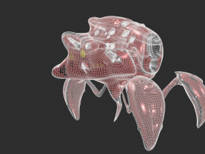 robo spider sci-fi Modèle 3D