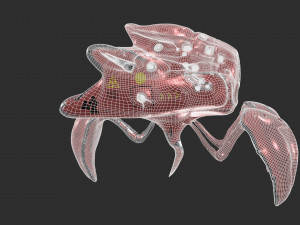 robo spider sci-fi Modèle 3D