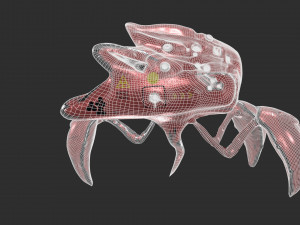 robo spider sci-fi Modèle 3D