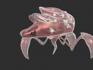 robo spider sci-fi Modèle 3D