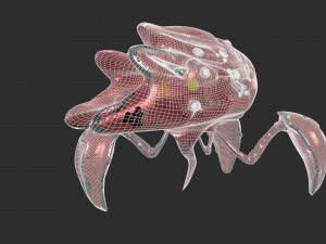robo spider sci-fi Modèle 3D