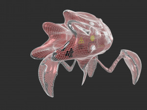 robo spider sci-fi Modèle 3D