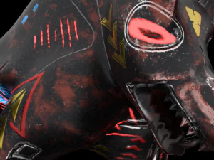 robo wolf sci-fi 3D Model