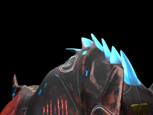 robo wolf sci-fi 3D Model