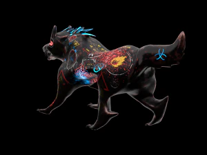 robo wolf sci-fi 3D Model