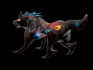 robo wolf sci-fi 3D मॉडल