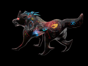 robo wolf sci-fi 3D Model