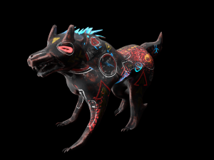 robo wolf sci-fi 3D मॉडल