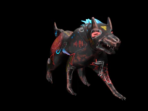 robo wolf sci-fi 3D Model