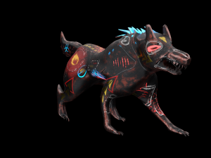 robo wolf sci-fi 3D मॉडल