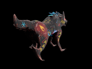 robo wolf sci-fi 3D मॉडल