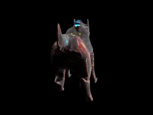 robo wolf sci-fi 3D Model