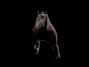 robo wolf sci-fi 3D Model