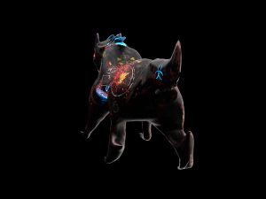 robo wolf sci-fi 3D Model