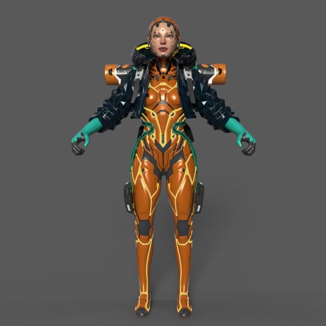 wattson strange attractor apex legends Modelo 3D .c4d .max .obj .3ds .fbx .stl .blend 